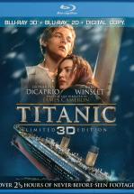 TITANIC BLU-RAY 3D + BLU-RAY 2D