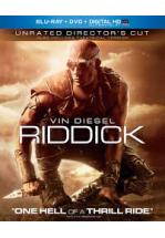 RIDDICK : UNRATED DIRECTOR'S CUT BLU-RAY + DVD 