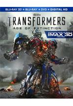 TRANSFORMERS : LA ERA DE LA EXTINCION -BLU RAY 3D + BLU RAY + DVD -