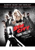 SIN CITY A DAME TO KILL -BLU RAY 3D + BLU RAY + DVD