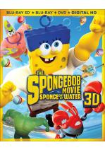 BOB ESPONJA UN HEROE FUERA DEL  AGUA - BLU RAY 3D + BLU RAY + DVD