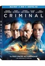 MENTE IMPLACABLE (CRIMINAL) -BLU RAY + DVD -