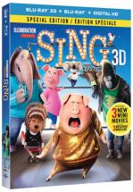 SING - BLU RAY + BLU RAY 3D + DVD -