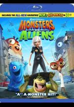 MONSTRUOS VS ALIENS-BLU RAY
