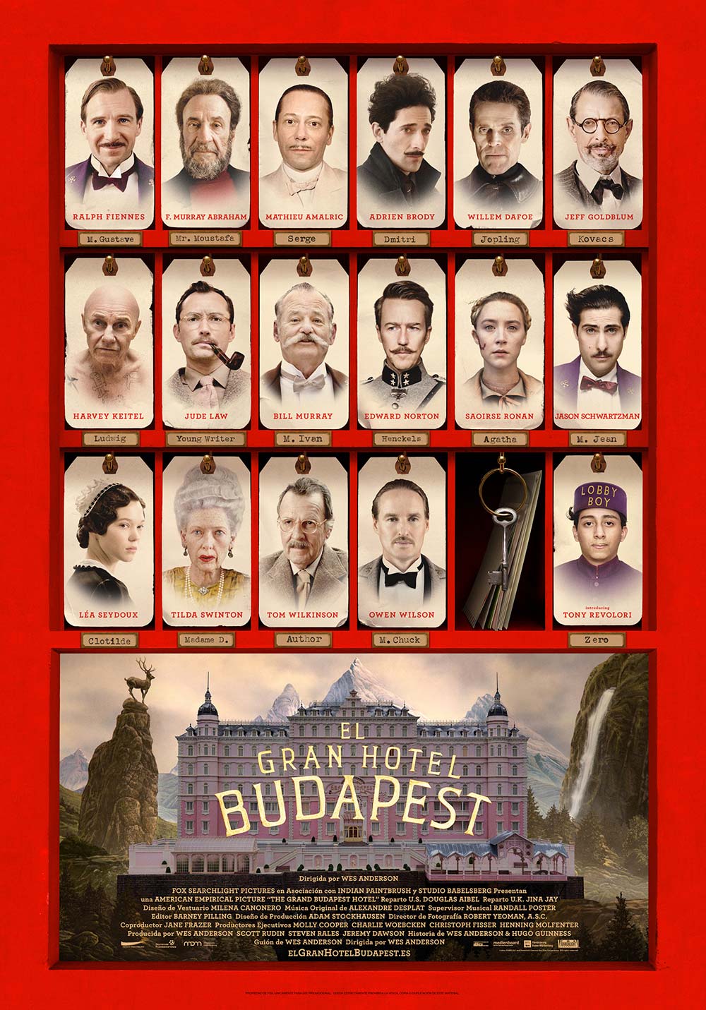 EL GRAN HOTEL BUDAPEST - THE GRAND BUDAPEST HOTEL