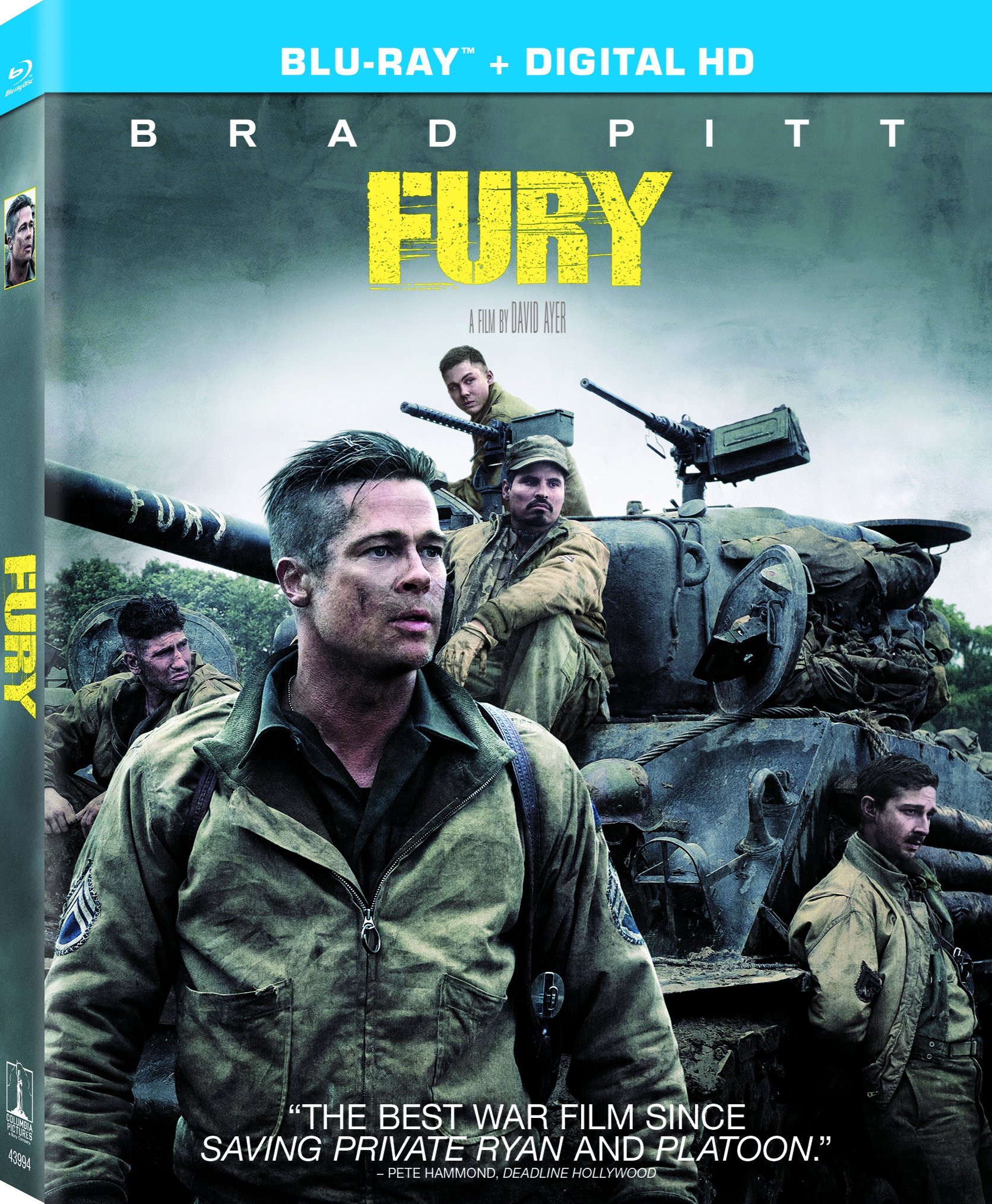 CORAZONES DE HIERRO (FURY) -BLU RAY + DVD -