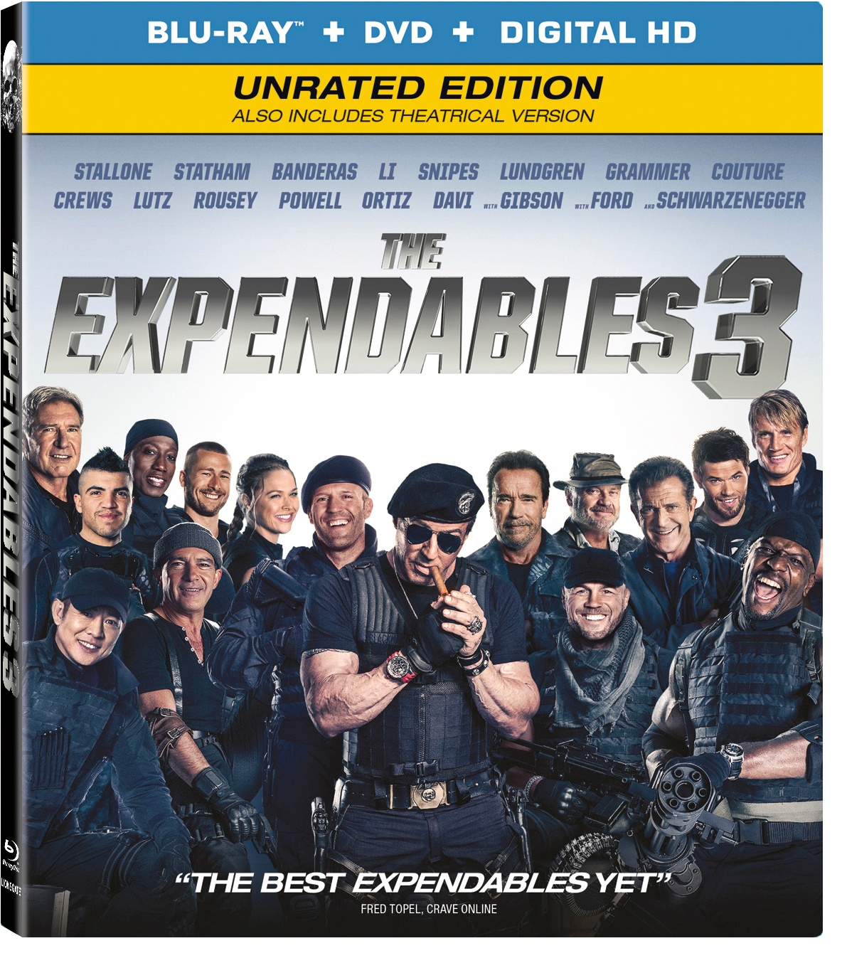 LOS INDESTRUCTIBLES 3-THE EXPENDABLES 3-BLU RAY+DVD